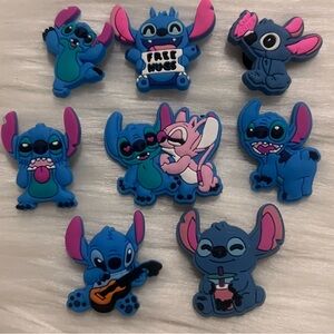 stitch croc charms